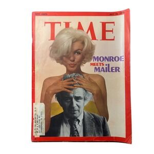 Time Magazine July 16 1973 Marilyn Monroe Meets Mailer Cover Vintage Collectible